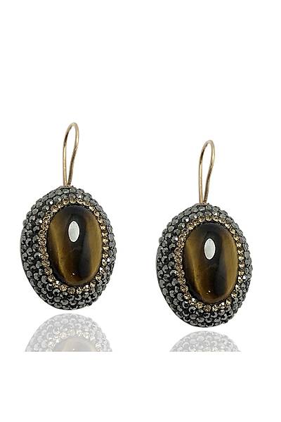 Kaplang�z� ve Swaroski Ta�l� Bayan G�m�� Tak� Seti