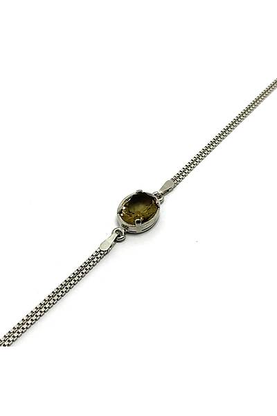 Elips Model Zultanit Ta�l� Bayan G�m�� Bileklik