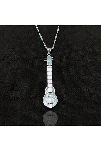 Gitar Model Eli��ili�i Telkari G�m�� Bayan Kolye