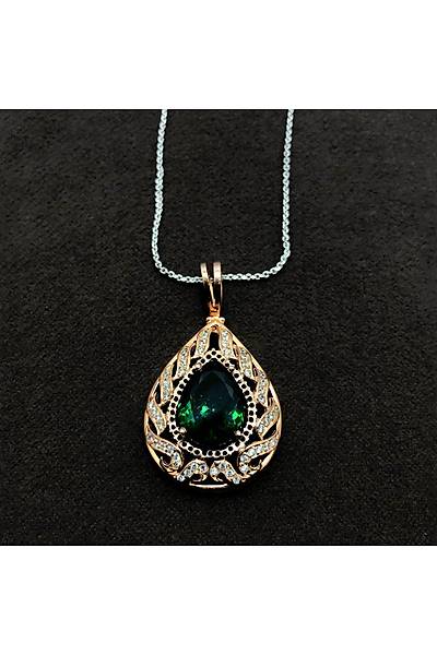 Zmrt Tal Damla Model Rose Gm Bayan Kolye