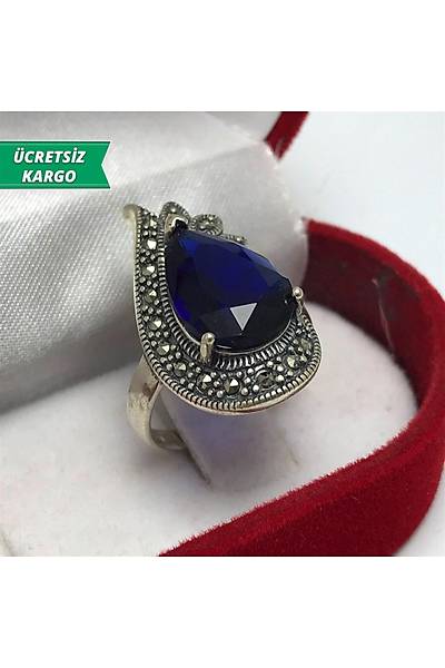 K�k Safir Ta�l� Markazit Bayan G�m�� Y�z�k