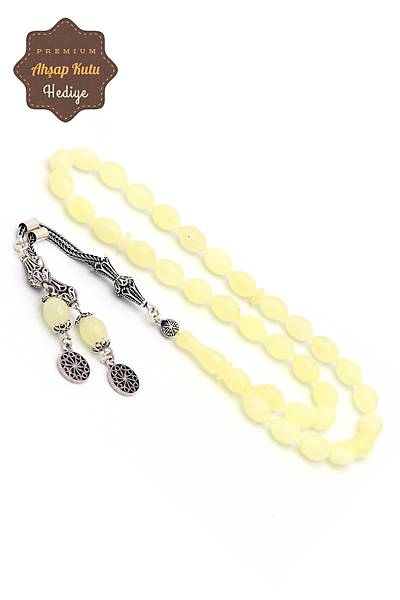 2'li G�m�� P�sk�ll� Arpa Kesim Orijinal Ukrayna Damla Kehribar Tesbih 201024515