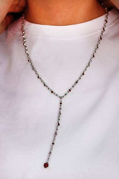 Akik Ta�l�  Yuvarlak Su Yolu Model Markazit Ta�l� G�m�� Kad�n Gerdanl�k 201024296