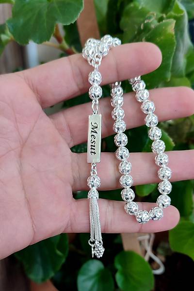 925 Ayar G�m�� Midyat Telkari El ���ili�i �simli Tesbih 201023755