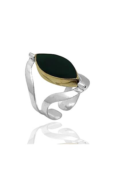 �ift Y�nl� Z�mr�t ve Sedef Ta�l� Eli��ili�i Otantik Bayan G�m�� Y�z�k