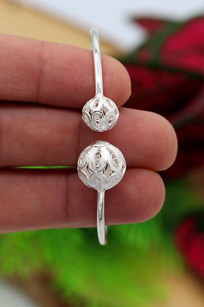 �i�ek Model 925 Ayar G�m�� Telkari Bilezik 201022077