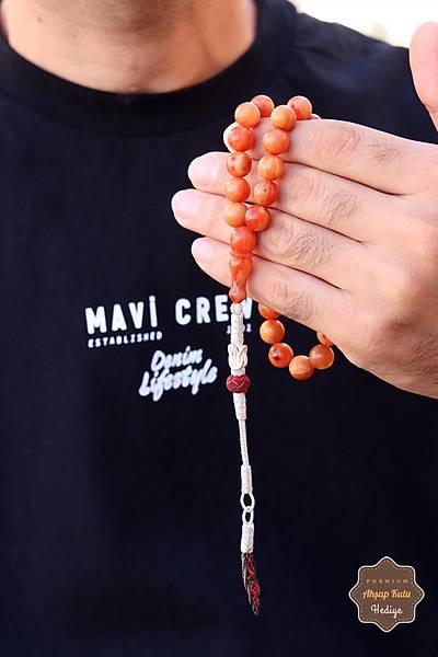 K�re Kesim Kazaziye G�m�� P�sk�ll� Hareli Kanayan S�kma Kehribar Tesbih 201024544