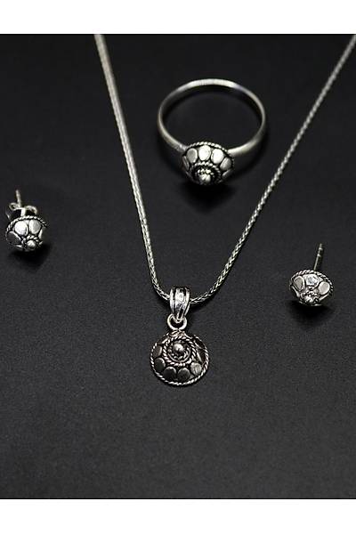 Y�resel Kabuk Has�r Desenli ��leme Bayan G�m�� Kad�n ��l� Set 201025221