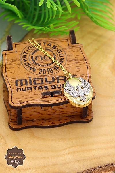 Alya Anka Kuu Altn Kaplama 925 Ayar Gm Kadn Kolye 201023891