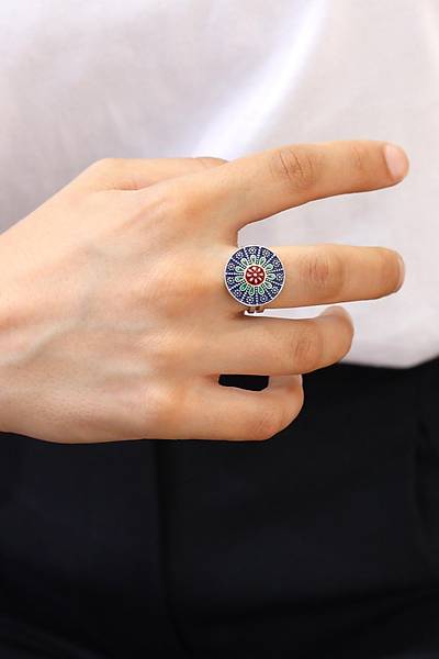 K�rm�z� Ye�il Mineli ��lemeli G�m�� Mardin Has�r� Kad�n Y�z�k 201024488