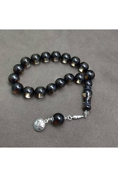 Kahverengi S�rmeli Maskot Toz Kehribar Tespih