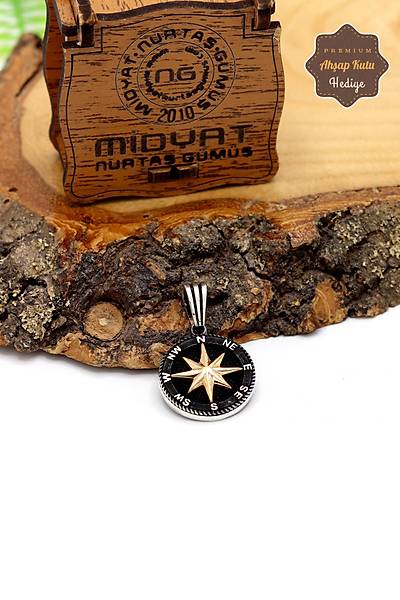 Pusula Model 925 Ayar Gm Erkek Kolye 201024606