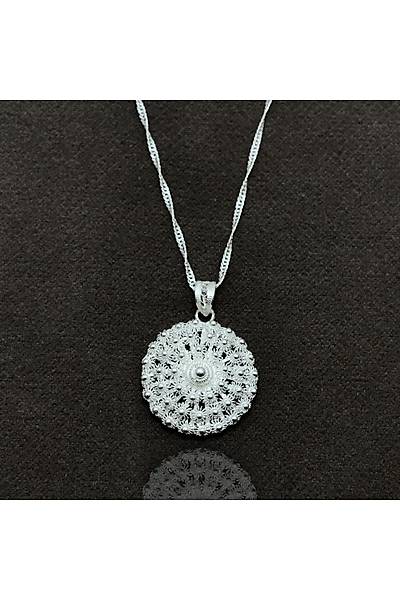 Bereket Model Eli��ili�i Telkari G�m�� Bayan Kolye