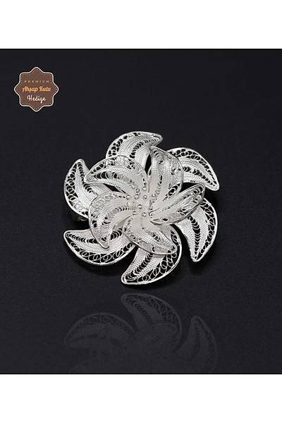 R�zgar G�l� Model 925 Ayar G�m�� Saf S�per Telkari Bro� 201024621