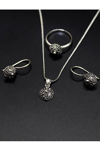 Y�resel Has�r Desenli ��leme Bayan G�m�� Kad�n ��l� Set 201025217