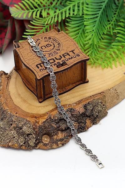 Yaprak Model Markazit Ta�l� Kad�n G�m�� Bileklik 201024433