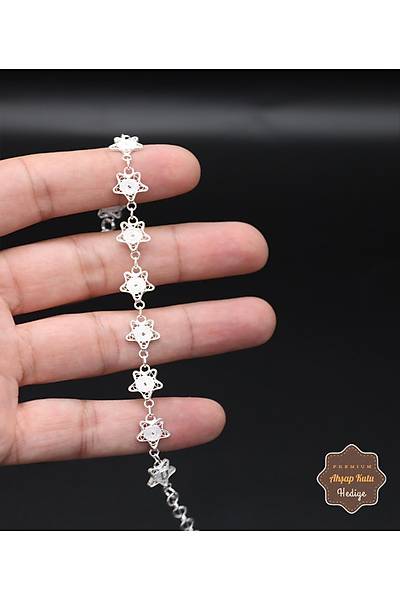 Y�ld�z Tasar�m 925 Ayar G�m�� Telkari Kad�n Bileklik 201024688