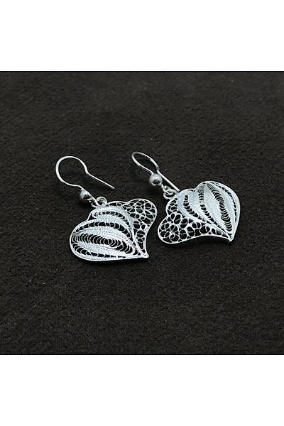 Kalp Model El ���ili�i Telkari G�m�� Bayan K�pe