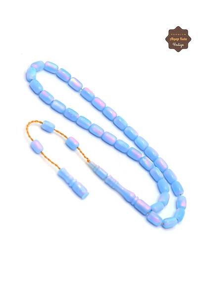 A��k Mor Opal Ta�l� Kaps�l Kesim Sistem P�sk�ll� Do�al Ta� Tesbih 201025693