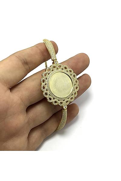 Sonsuzluklu Model Zirkon Ta�l� Asans�rl� Bayan G�m�� Bileklik