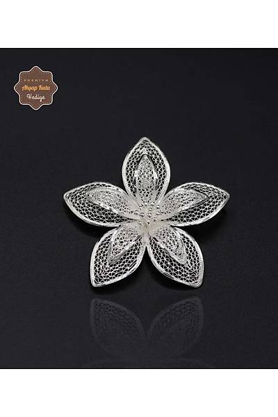 Zambak Model 925 Ayar G�m�� Saf S�per Telkari Bro� 201024620