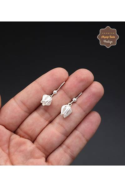 Sallant�l� Lale Model 925 Ayar G�m�� Telkari Kad�n K�pe 201024665