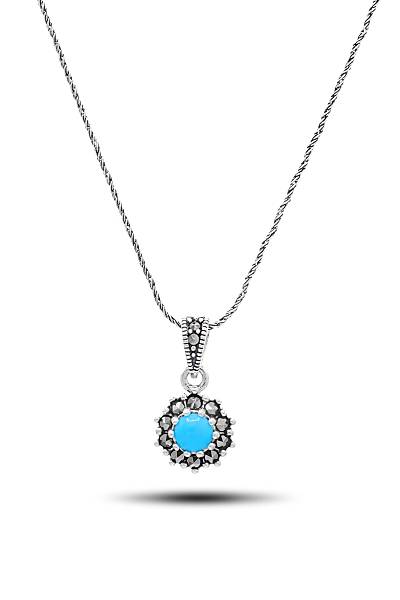 Firuze ve Markazit Taşlı 925 Ayar Gümüş Üçlü Set 201021927
