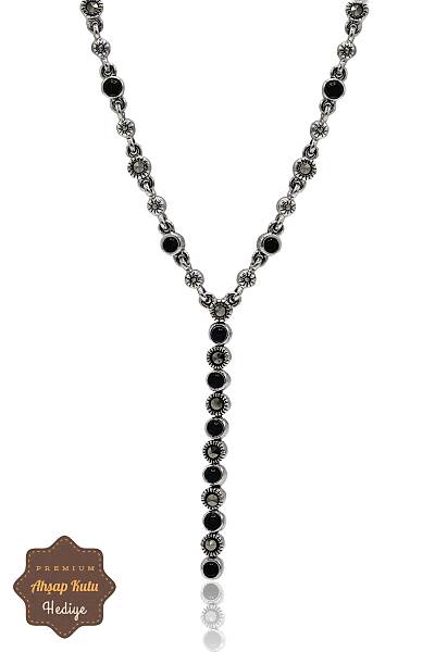 Oniks Ta�l� Su Yolu Model Markazit Ta�l� G�m�� Kad�n Gerdanl�k 201024293