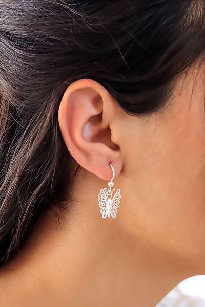 Kelebek Model El ���ili�i Telkari G�m�� Bayan K�pe 201014320