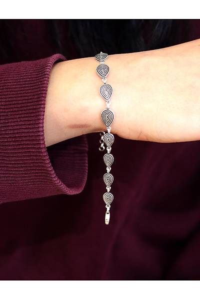 K���k Damla Model Has�r ��lemeli G�m�� Kad�n Bileklik 201025257