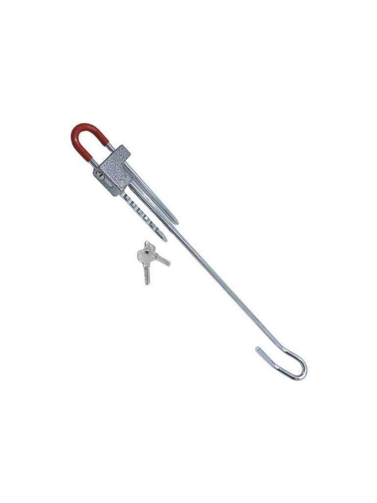 Baston Kilit Oto Emniyet Kilidi Anahtarlı ( Pedal + Direksiyon Kilitleyici ) 60 cm