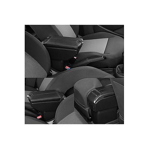 Her Araca Uygun Universal Kol�ak Kol Dayama �ift Kapakl� Siyah 3 USB li 