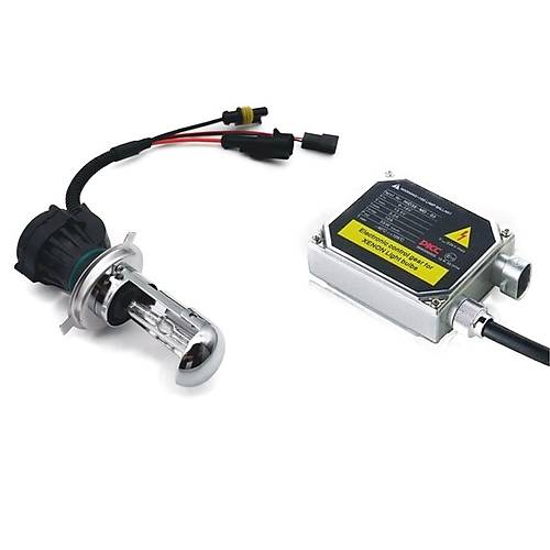 Motosiklet H4 Xenon Beyinli Komple Set Motor Xenon Led 8000K 