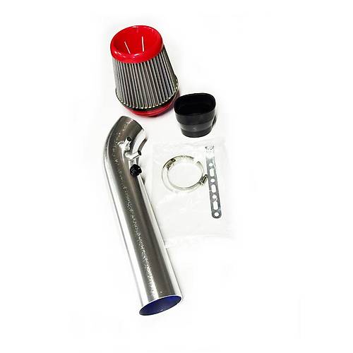 76mm Performans Hava Filtre Borusu Kiti Al�minyum Krom Boru+Racing Filtre