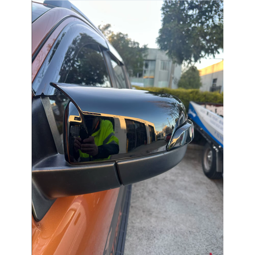 Ford Ranger T6 2016-2021 Sinyalli Batman Yarasa Ayna Kapa�� Piano Black