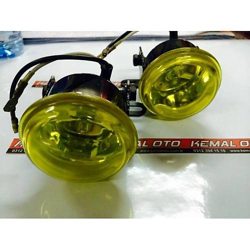 Yuvarlak Sis Far 6 Cm Sar Caml