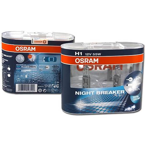 OSRAM Night Breaker Plus H1 Ampul Seti