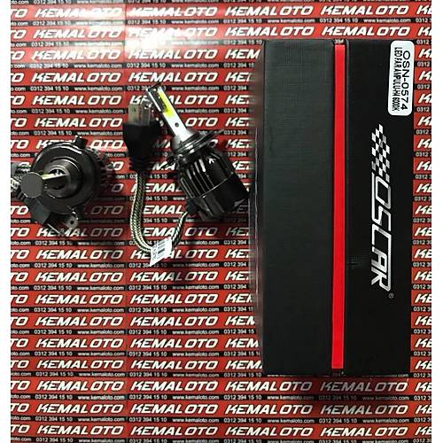 Oscar H4 Led Xenon Cob Led imek Etkili Led Xenon