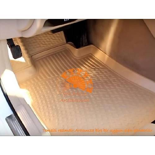 L.Locker Volkswagen Golf 7 2012 Sonras Bej 3D Havuzlu Paspas 