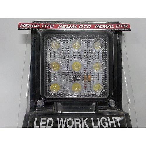 9 Ledli Projektr Led li Sis Far  Makinas ve Jeep in