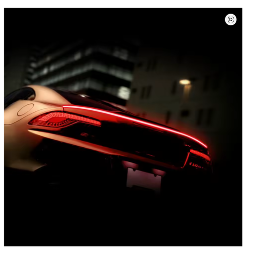 Ledli Spoiler Bagaj �st� Ledli Esnek Karbon Bagaj ��tas� Su Ge�irmez Spoiler 120 Cm