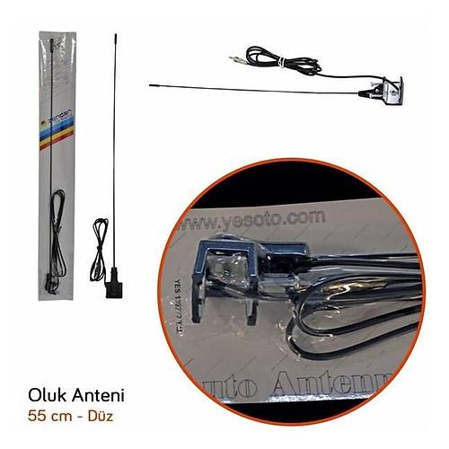 Oto Anten Oluk D�z 55cm Y-100V