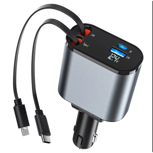 120 W Ara arj Cihaz 4 in 1 Ara Hzl arj Cihaz IPhone Samsung USB  TYPE C akmaklk aj Cihaz