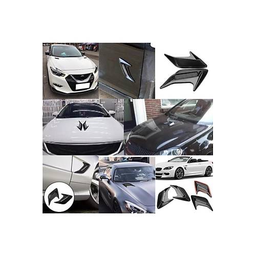 Kaput �amurluk Venti Izgaras� Piano Black Sa� Sol 2 Adet 