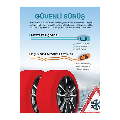 Oto Araba Lastik Anti Patinaj Kar �orab� - Active Series