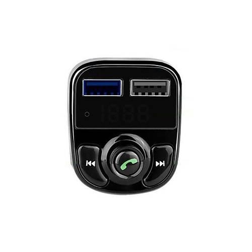 JapanEx Car X8 Wireless Araç Kiti ve Şarj Cihazı FM Çift USB Transmitter Siyah