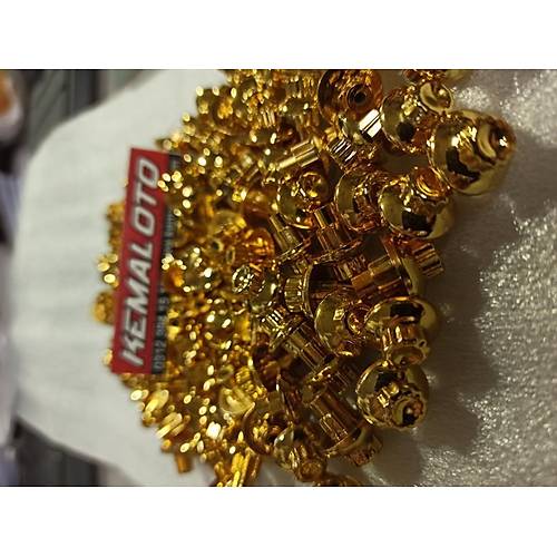 BBS Gold Jant Boncuu Vida Sar Perin Civata 120 Adet