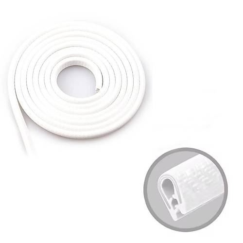 5 Metre Beyaz Kap� Koruma Band� Araba Kenar Koruyucu Silikon Yap��kan Fitil �erit