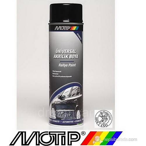 Universal Akrilik Mat Siyah Sprey Boya 500 ml