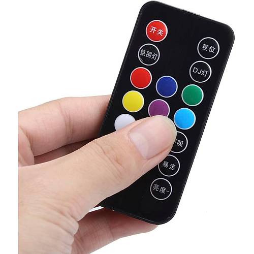 Ara� ��i Kumandal� Sese Duyarl� 22 cm �ubuk Usb Led Tavan Ayd�nlatmas� Ayak Alt� Led